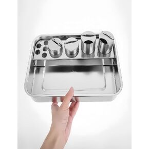 304 Stainless Steel Changing Tray for Medical Instruments Rectangular Container for Medicine Storage for Hospital and Clinic Use in Saudi Arabia