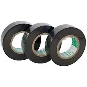TAEYOUNG OEM TAPE EG10B - NO-RESIDUE AUTOMOTIVE PVC TAPE <10 ROLLS of 3/4" x 82ft roll> (19MM x 25M,Wire Harness Adhesive,PVC,BLACK) in Saudi Arabia