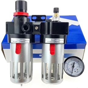 BFC2000 BFC3000 BFC4000 1/4 3/8 1/2 Air Compressor Oil Water Separator Filter Regulator Preparation Unit FRL Combination(BFC4000) in Saudi Arabia
