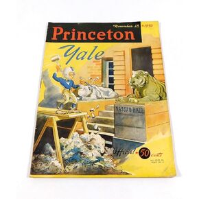 1950 Princeton at Yale College Football Program 11-18-50 - College Programs in Kuwait