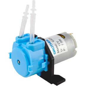 Lab Water Analytical Liquid Aquarium Lab Chemical 12v D4 Dosing Pump Peristaltic Head(Yellow,12V) in Saudi Arabia