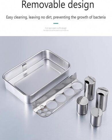 304 Stainless Steel Changing Tray for Medical Instruments Rectangular Container for Medicine Storage for Hospital and Clinic Use in Saudi Arabia