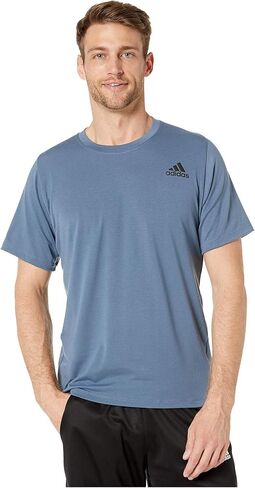 adidas Men's FreeLift Sport Prime Lite Weightlifting Tee, Active Red, Large in Saudi Arabia