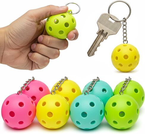 مجموعة مفاتيح Bickleball مجموعة 8/16/24/48 حزمة - هدايا فريدة من نوعها للنساء من الرجال والعشاق - تفضيلات إكسسوارات الفريق بالجملة in Saudi Arabia