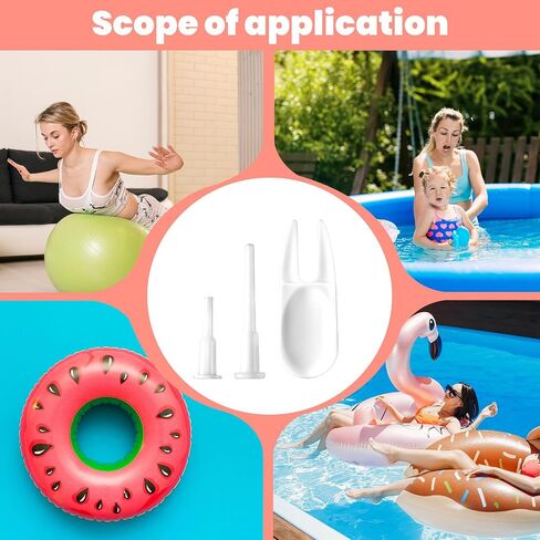 12pcs تمرين كرة قابس اليوغا كرة سدادة بديلة طقم محول الدبوس سدادة الهواء للياقة البدنية حمام سباحة سرير قابلة للنفخ in Saudi Arabia
