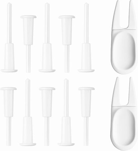 12 Pcs Yoga Ball Fitness Exercise Ball Air Stopper Plug Pin Adapter Kit, Exercise Ball Plug Replacement Kit for Fitness Exercise Ball Inflatable Bed Pool in Saudi Arabia
