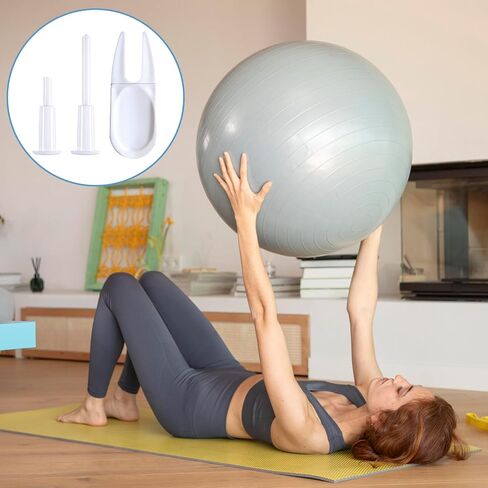 12 Pcs Yoga Ball Fitness Exercise Ball Air Stopper Plug Pin Adapter Kit, Exercise Ball Plug Replacement Kit for Fitness Exercise Ball Inflatable Bed Pool in Saudi Arabia