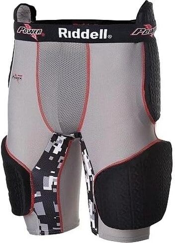 Riddell Youth Power Recon من 5 قطع قميص ضغوط ومتسابق - معدات الحماية لكرة القدم in Saudi Arabia
