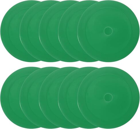 PATIKIL 10Pcs Flat Cones, 6 Inch Spot Markers Small Flat Soccer Training Cone for Football Basketball Agility Practice Sports Training Equipment in Saudi Arabia