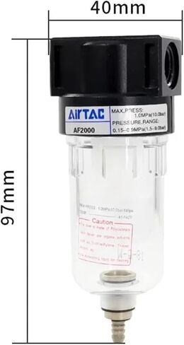 AF2000 1/4 air Processor Oil-Water Separator Copper Filter air Pump Filter Pneumatic Component air Compressor(AF2000,5 Sets) in Saudi Arabia