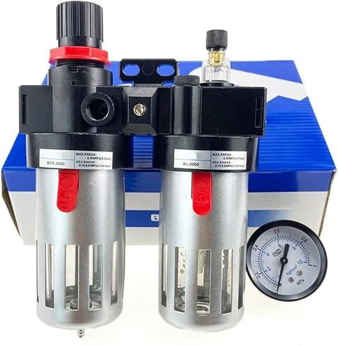 BFC2000 BFC3000 BFC4000 1/4 3/8 1/2 Air Compressor Oil Water Separator Filter Regulator Preparation Unit FRL Combination(BFC4000) in Saudi Arabia
