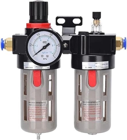 BFC2000 BFC3000 BFC4000 1/4 3/8 1/2 Air Compressor Oil Water Separator Filter Regulator Preparation Unit FRL Combination(BFC4000) in Saudi Arabia
