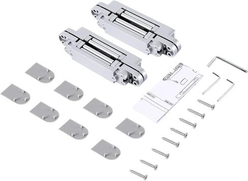 Set of 2 DIY Hidden Bookcase Door/Secret Door - Pivot Hinge Kit 180 Degrees in Saudi Arabia