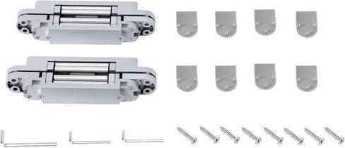 Set of 2 DIY Hidden Bookcase Door/Secret Door - Pivot Hinge Kit 180 Degrees in Saudi Arabia