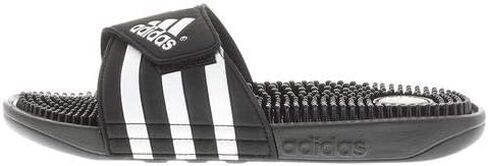 adidas Men's Adissage Slides Sandal, Black/White/Black, 13 in Kuwait
