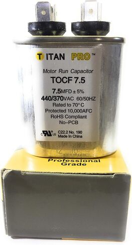 TOCF7.5 Titan Pro Motor Run Capacitor 7.5 MFD 2-3/4 in. in Saudi Arabia