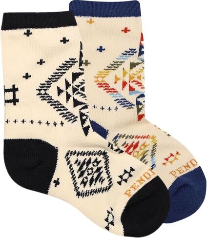 PENDLETON Kids Wild Blooms 2-Pack Socks | Gift Box | Youth Cotton Crew Socks in Kuwait