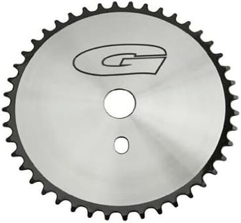 Alta Steel Sprocket Black & Chrome 44t Chainring (1/2 × 1/8) ، أنماط متعددة. in Saudi Arabia