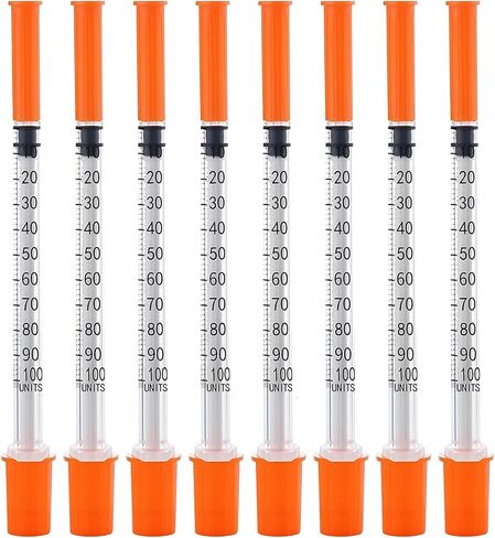 30pack 1ml محاقن مع إبرة 30 جرام 1/2 "(13 مم) ، مستلزمات المختبرات ملفوفة بشكل فردي (1cc 30g 1/2" - 30pack) in Saudi Arabia
