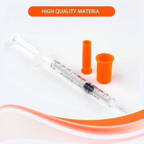 30pack 1ml محاقن مع إبرة 30 جرام 1/2 "(13 مم) ، مستلزمات المختبرات ملفوفة بشكل فردي (1cc 30g 1/2" - 30pack) in Saudi Arabia