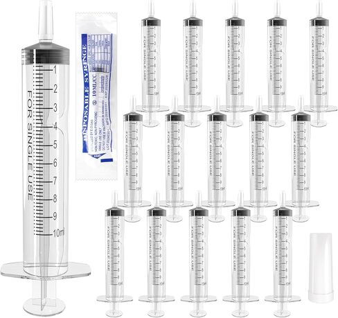 30 Pack 3ml Syringe Without Needle - Plastic Syringes for Liquid, Individually Packaging Colostrum Collector, Syringes with Cap for Labs, Pets, Plant, Perfume, Essential Oil in Saudi Arabia