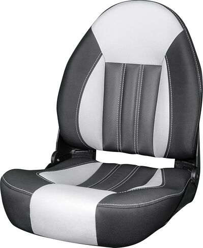 Tempress 68452 ProBax Orthopedic Folding High Back Boat Seat (Charcoal/Gray/Carbon) in Saudi Arabia