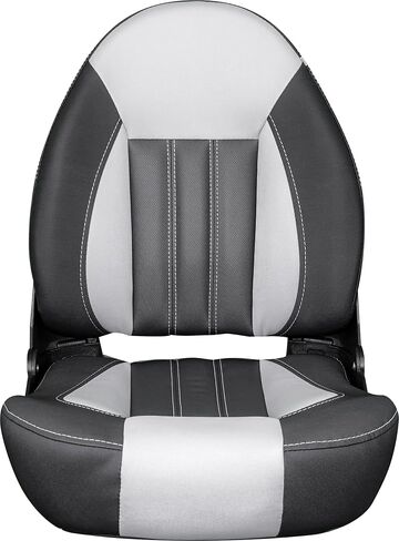 Tempress 68452 ProBax Orthopedic Folding High Back Boat Seat (Charcoal/Gray/Carbon) in Saudi Arabia