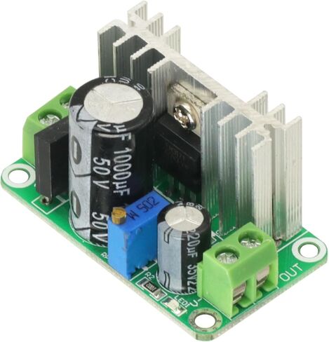 2PCS LM317 AC DC-DC محول قابل للتعديل باك الالتفاف إلى أسفل وحدة لوحة الدوائر. in Saudi Arabia