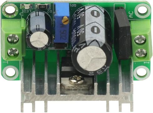 2PCS LM317 AC DC-DC محول قابل للتعديل باك الالتفاف إلى أسفل وحدة لوحة الدوائر. in Saudi Arabia