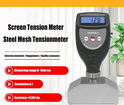 Digital Screen Tension Meter Wire Mesh Tension Meter with Test Range 7~40 N/Cm Resolution 0.1% Appaly for Screen Tension and Stencil Tension LCD Display in Saudi Arabia