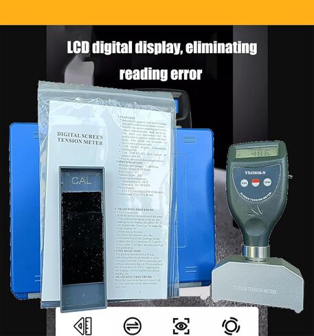 Digital Screen Tension Meter Wire Mesh Tension Meter with Test Range 7~40 N/Cm Resolution 0.1% Appaly for Screen Tension and Stencil Tension LCD Display in Saudi Arabia