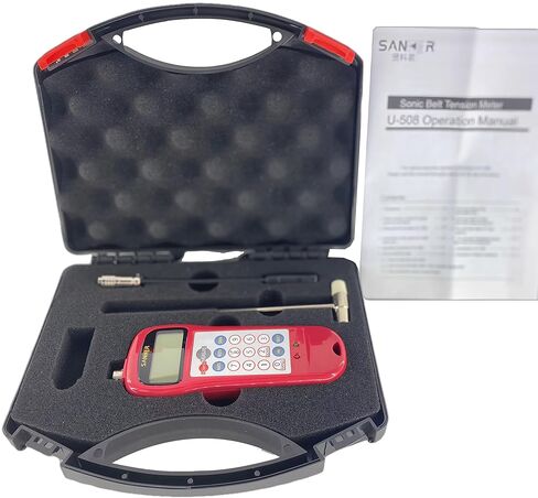 Sonic Belt Tension Meter V-belt Series Series Covered Belt Belted Belt Belt Measurement مع شاشة شاشة LCD من 0.01 إلى 99900N 10 هرتز إلى 5000 هرتز شاشة LCD in Kuwait
