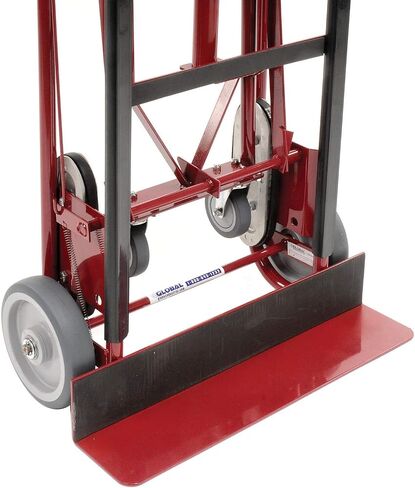 Global Industrial 4-Wheel Professional Appliance Hand Truck with Stair Climbing Wheels, 1200 Lb Capacity, Industrial Hand Truck with Ratcheting Nylon Strap in Saudi Arabia