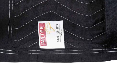 منتجات MyTee Ptyded Truck Cover - Round Top ، اللوازم المتحركة ، وسادة الحركة السوداء - القطن المنسوج/بولي - 50 "× 16" in Saudi Arabia