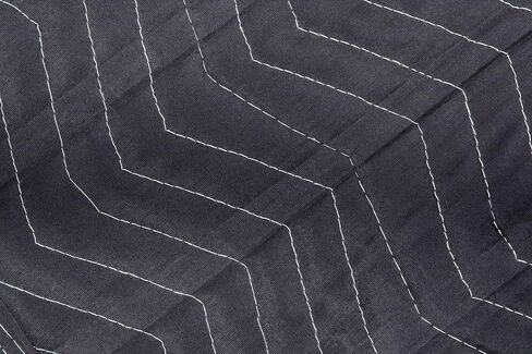 منتجات MyTee Ptyded Truck Cover - Round Top ، اللوازم المتحركة ، وسادة الحركة السوداء - القطن المنسوج/بولي - 50 "× 16" in Saudi Arabia
