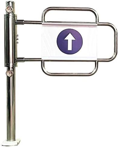 Automatic Rebound Swing Gate - Heavy-Duty Stainless Steel One-Way Door for Entrance, Porch, Supermarket & Warehouse - Manual Push Safety Gate with Spring Mechanism in Saudi Arabia