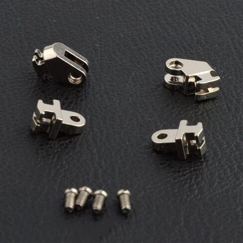 Eyeglass Hinge Repair Kit, 4 Pack Glasses Hinges, Acetate Sunglasses Spring Hinges, Plastic Glasses Replacement Repair Parts in Saudi Arabia
