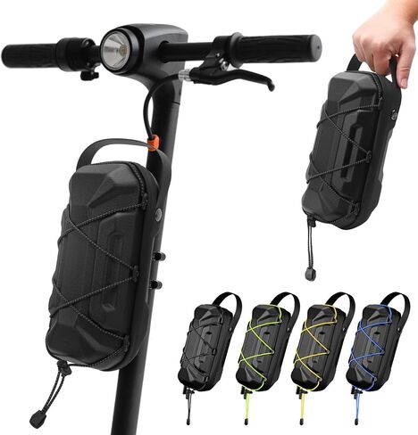 Electric Scooter Bag Storage,Quick Release & Inatallation,EVA Hardshell Scooters Storage Bag with Multicolor Drawstrings for Electric Scooter, Bikes,Ninesbot and NIU (3L) in Saudi Arabia
