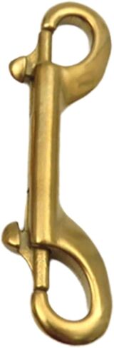 مثبتة مقطع مزدوجة مقطع ، غوص Scuba لـ BCD Clasp Chain Clip لربط طوق مقود الكلاب ، واستخدام المرآب ، دلو الماء ، 100 ملم الذهب in Kuwait