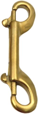 مثبتة مقطع مزدوجة مقطع ، غوص Scuba لـ BCD Clasp Chain Clip لربط طوق مقود الكلاب ، واستخدام المرآب ، دلو الماء ، 100 ملم الذهب in Kuwait