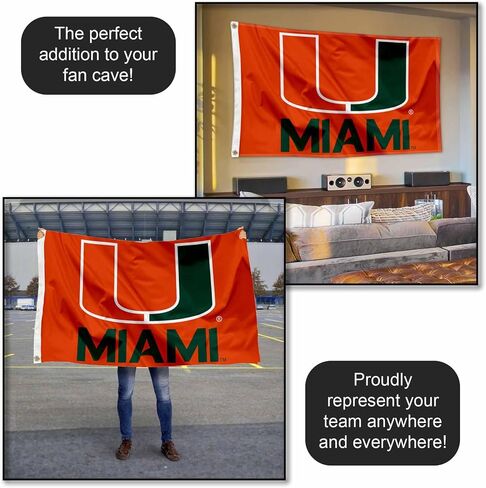WinCraft Hurricanes Orange 3x5 Banner Flag in Saudi Arabia