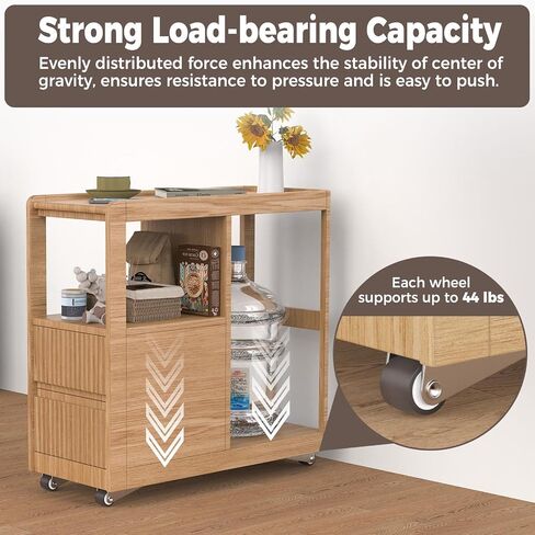Mini Low Profile Fixed Caster Wheels, Side Mount Caster Fit for Wooden Furniture, Cabinets, and Underbed Drawers - 0.9 Inch Silent Rubber Rolling Wheel with Screws (2) in Saudi Arabia
