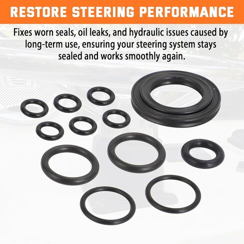 طقم إصلاح ختم التوجيه Helm Seal متوافق مع Sea Star ، إعادة بناء طقم الختم الهيدروليكي لسيارة Sea Star Helms OEM#HS5176 استبدال in Saudi Arabia