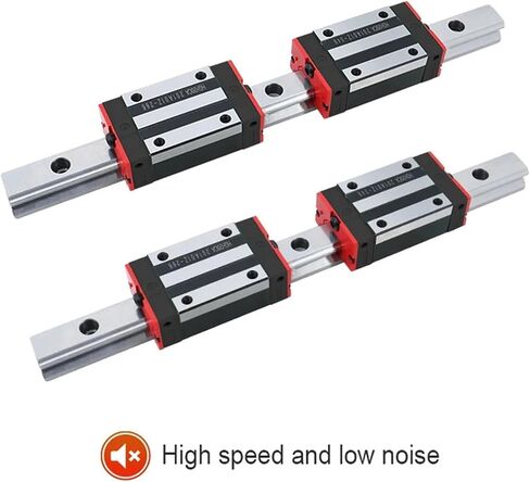 2 PCS 1000mm HGR20 أدلة خطية + 4 PCS HGW20CC كتل العربات + 1 SET 1000MM SFU1605 BALL SCELT مع مقرن 8 مم لـ CNC (SFU1605 HGH15CA) in Kuwait