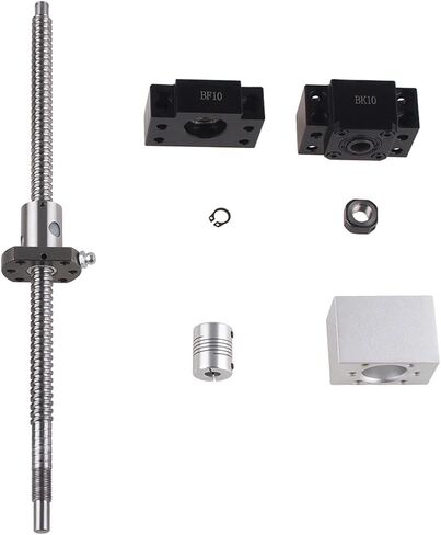 السكك الحديدية الخطية 2PCS SBR16+4PC SBR16UU BLOCK BANING+SFU1204 BALL SCREW END ACTIDENT+1204 NUT HOUBLITION+BKBF10 END SUPER+COUPLER SET (فقط 4 PCS SBR16UU) in Saudi Arabia