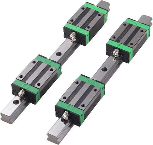 2PCS دليل خطية RAIL HGR15 300MM-1500MM + 4PCS HGH15CA عربات الشريحة لقطع غيار الطابعة CNC 3D (1500 مم) in Saudi Arabia