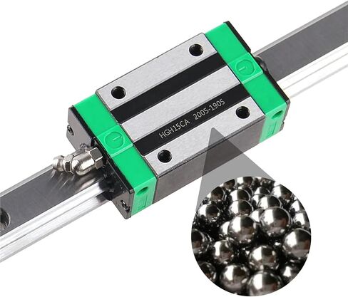 2PCS دليل خطية RAIL HGR15 300MM-1500MM + 4PCS HGH15CA عربات الشريحة لقطع غيار الطابعة CNC 3D (1500 مم) in Saudi Arabia