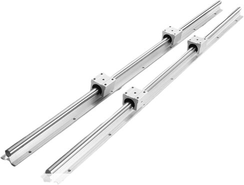 2pcs دليل الدليل الخطي SBR12 SBR16 SBR20 SBR25 800-2200MM و 4PCS COLLE COLLES MOTION SUMPLIS in Kuwait