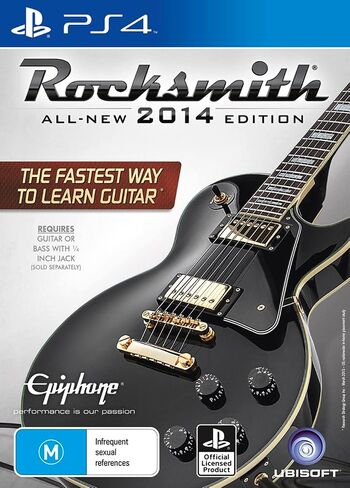 Rocksmith 2014 (مع كابل النغمة الحقيقية) - ロックスミス 2014 (リアルトーンケーブル 同梱版) (PS4) (輸入版) in Saudi Arabia