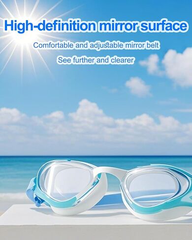 seasprint 2PCS Swim Goggles, Super Clear View,Goggles Swimming Adult, Suitable for All Kinds of Swimming Programs in Saudi Arabia